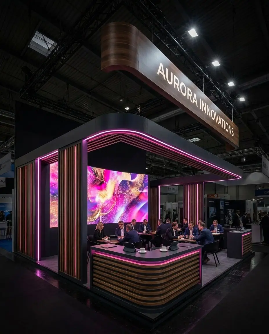 Stand premium de TheFireplace.Studio en feria internacional